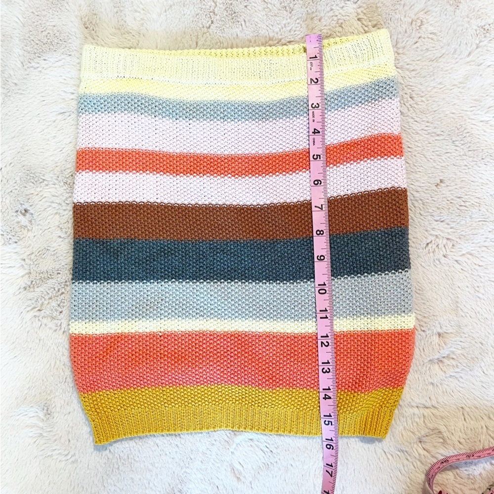 Striped Knit Halter Top and Skirt Set Size Small - Picture 10 of 11